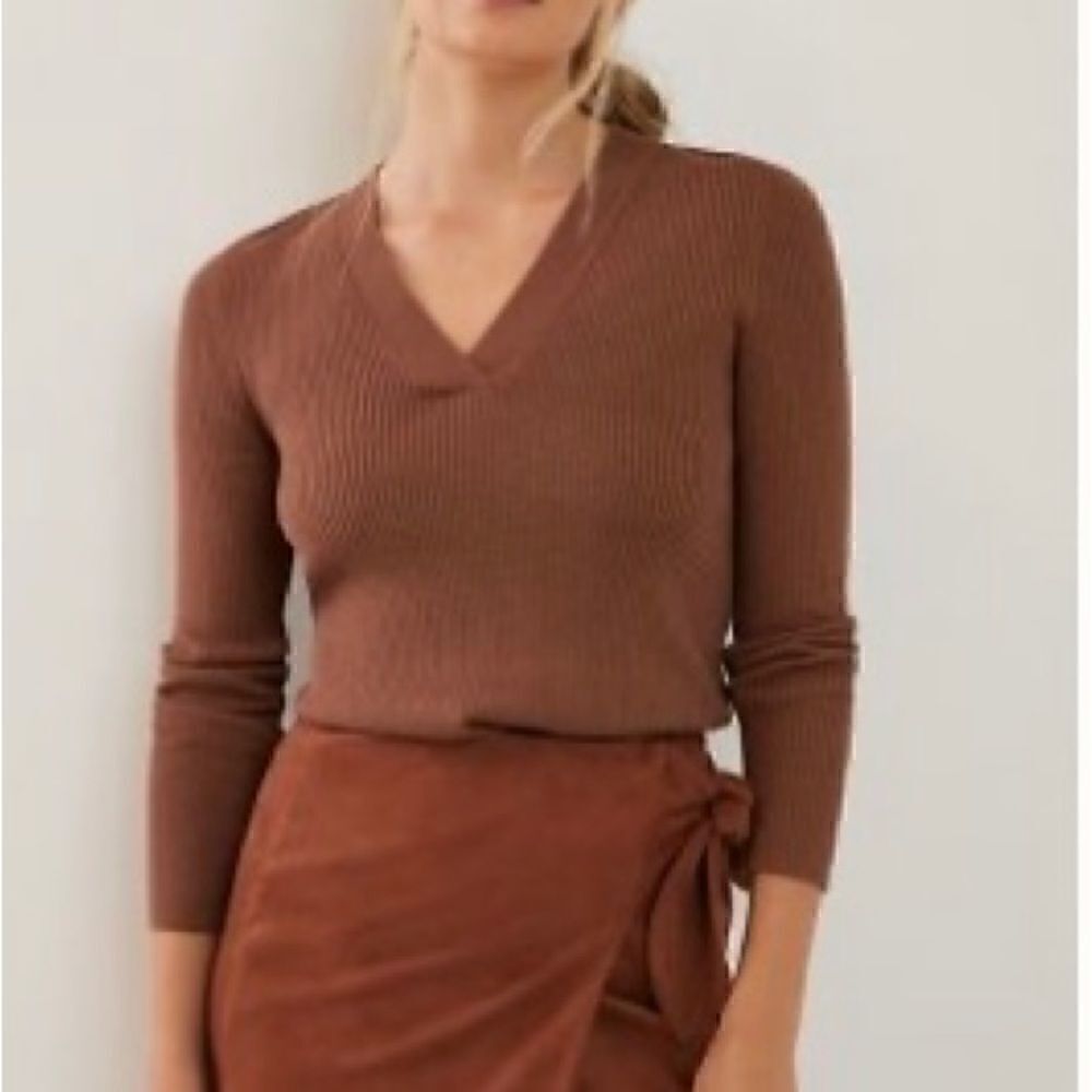 Maeve Thea vneck sweater 
